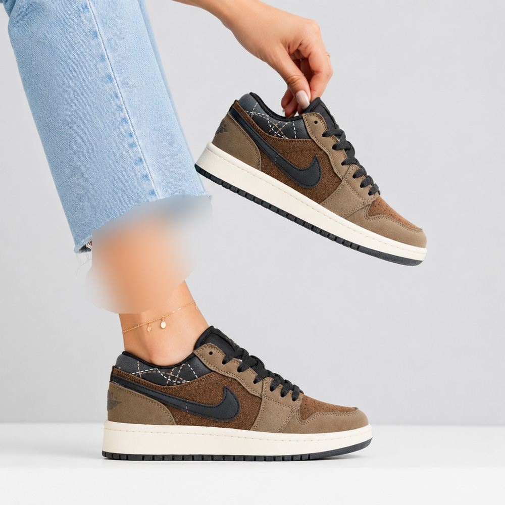 کتونی اسپرت زنانه مدل نایک جردن 1 Nike Jordan رنگ قهوهای کد 51467 کتونی اسپرت زنانه مدل نایک جردن 1 Nike Jordan رنگ قهوهای کد 51467