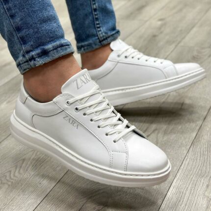 کفش مردانه رنگ سفید مدل زارا zara کد 45550