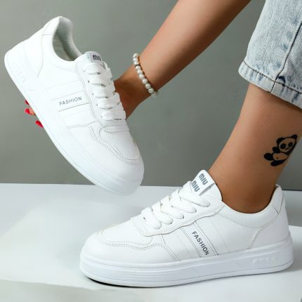 کفش کتونی ونس زنانه مدل فشیون fashion رنگ سفید کد 43320