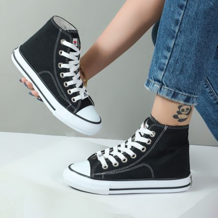 کتونی اسپرت زنانه مدل آلاستار کانورس Converse رنگ مشکی کد 99841