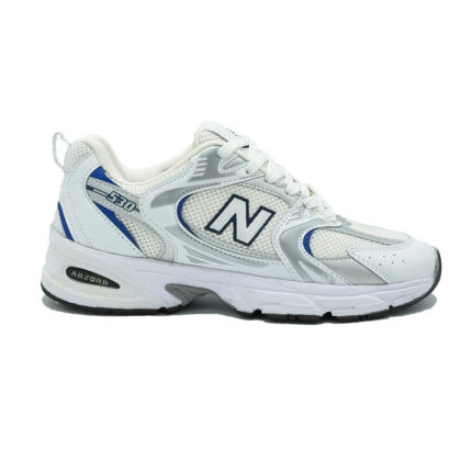 کتونی اسپرت مردانه نیوبالانس 530 New balance رنگ سفید سرمهای کد 6761