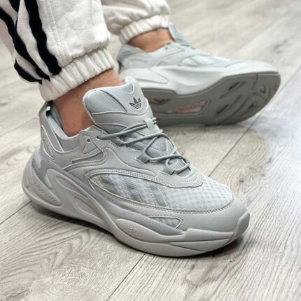 کتونی مردانه مدل آدیداس adidas forum mid plus رنگ طوسی کد 66780