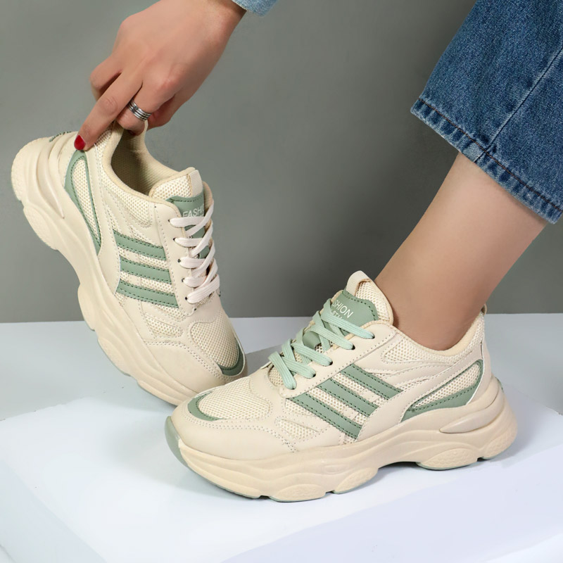 کتونی اسپرت زنانه مدل آدیداس فشیون رنگ کرم پاستیلی کد 55110 کتونی اسپرت زنانه مدل آدیداس فشیون رنگ کرم پاستیلی کد 55110