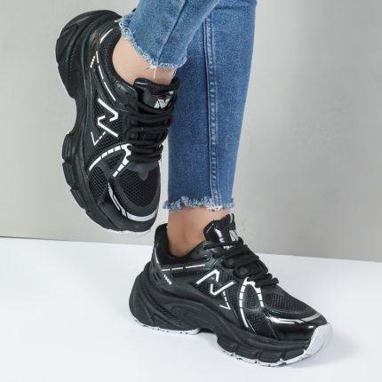 کتونی اسپرت زنانه مدل نیوبالانس 1860 رنگ مشکی کد 41120