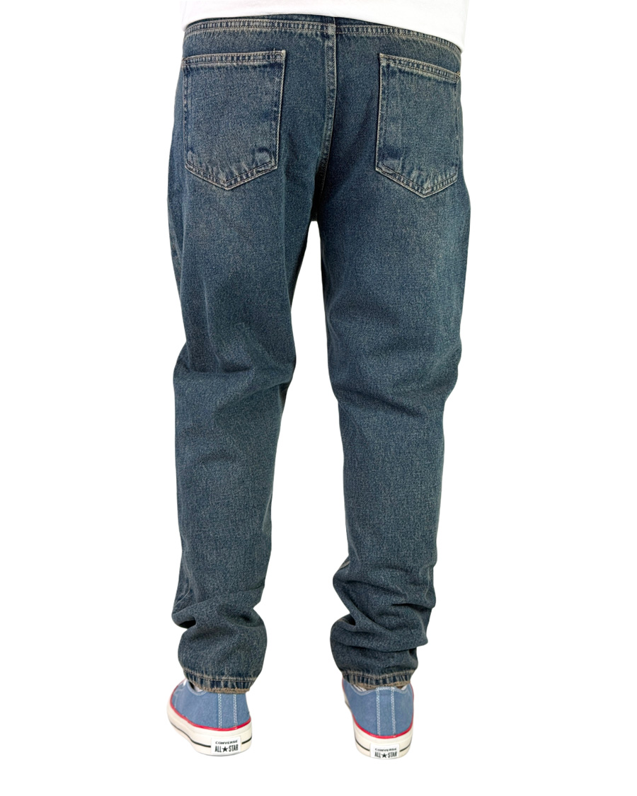 شلوار جین مردانه مام استایل مدل گپ رنگ آبی کد 00346 شلوار جین مردانه مام استایل مدل گپ رنگ آبی کد 00346