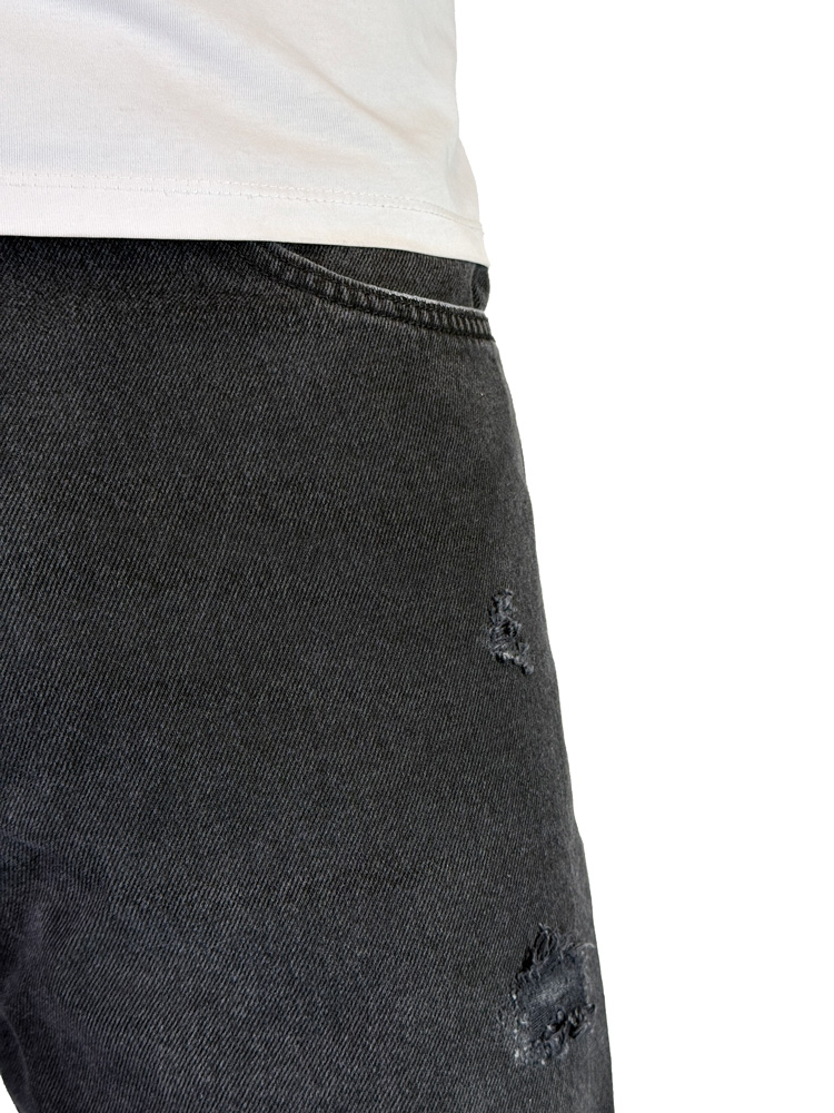 شلوار جین مردانه بگ استایل رنگ ذغالی کد 00351 شلوار جین مردانه بگ استایل رنگ ذغالی کد 00351