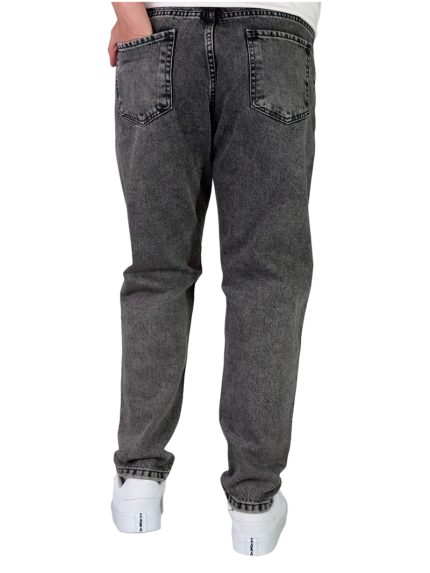 شلوار جین مردانه مام استایل ذغالی کد 00277