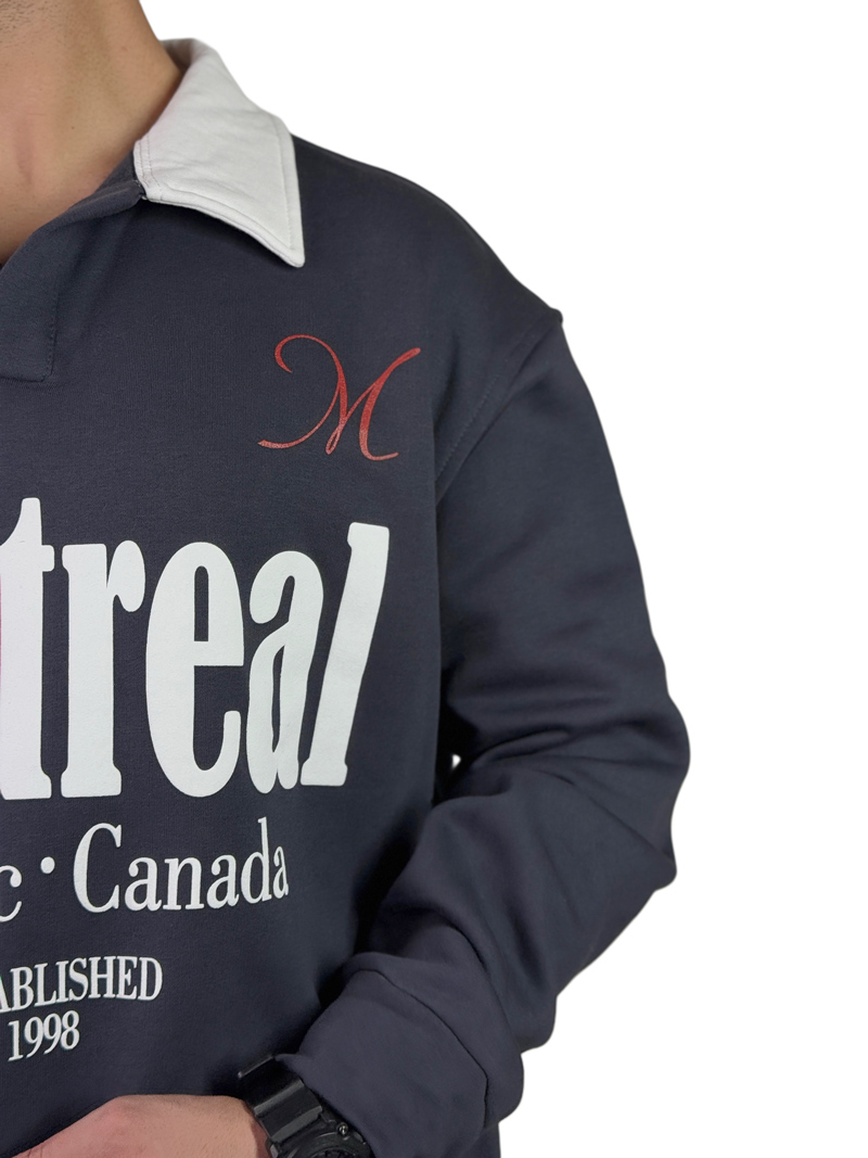 پلیور دورس مردانه سه نخ مدل یقه کوبا مونترال رنگ خاکستری کد 0339 پلیور دورس مردانه سه نخ مدل یقه کوبا مونترال رنگ خاکستری کد 0339