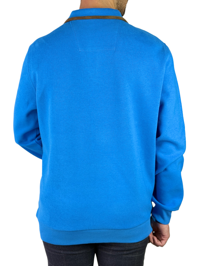 سلانیک بیسیک نیم زیپ مردانه رنگ آبی کد سلانیک بیسیک نیم زیپ مردانه رنگ آبی کد