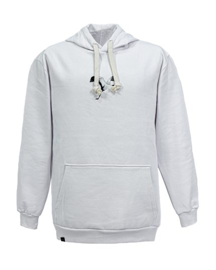 هودی اسپرت مردانه طرح چاپی مدل پلیکان رنگ سفید کد 26240