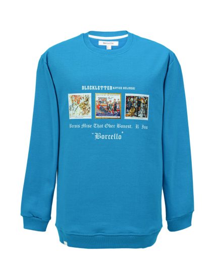 دورس مردانه سه نخ مدل 3 تمبر رنگ آبی کد 78252