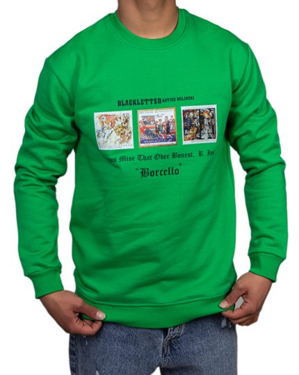 دورس مردانه سه نخ مدل 3 تمبر رنگ سبز کد 78253