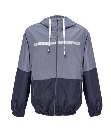 سویشرت مردانه بادگیر ضد باران فیلیپ پلین رنگ طوسی کد 24553