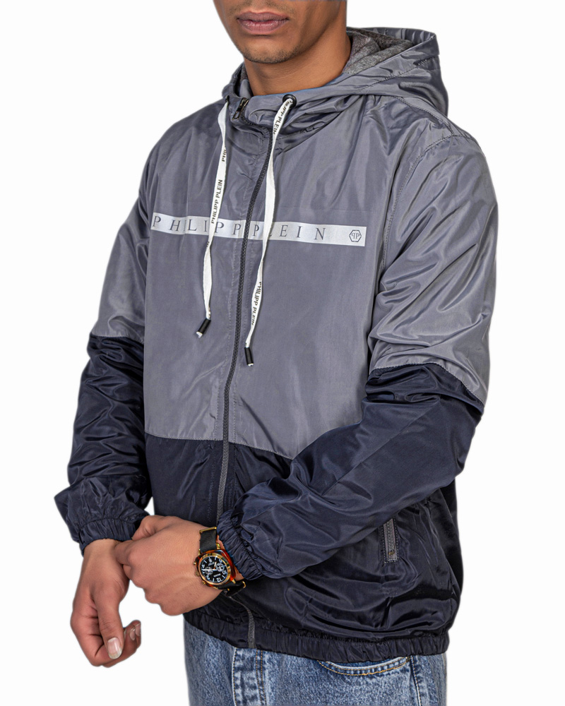 سویشرت مردانه بادگیر ضد باران فیلیپ پلین رنگ طوسی کد 24553 سویشرت مردانه بادگیر ضد باران فیلیپ پلین رنگ طوسی کد 24553