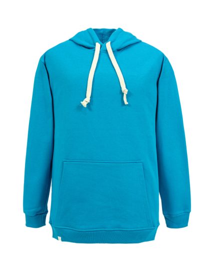 هودی اسپرت مردانه ساده رنگ آبی کد 26265