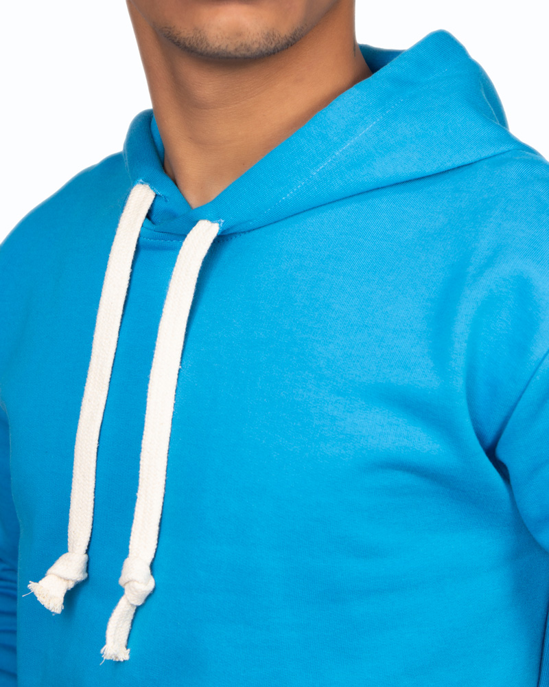 هودی اسپرت مردانه ساده رنگ آبی کد 26265 هودی اسپرت مردانه ساده رنگ آبی کد 26265