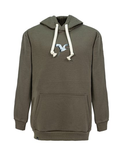 هودی اسپرت مردانه طرح چاپی مدل پلیکان رنگ سبز کد 26255