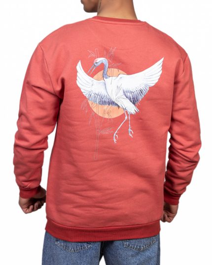 دورس مردانه سه نخ مدل ساده پشت چاپ پلیکان رنگ گلبهی کد 88252