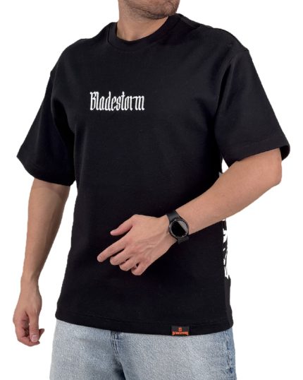 تیشرت مردانه اسپرت مدل لش استورم پروانه چاپ رنگ مشکی کد 999110