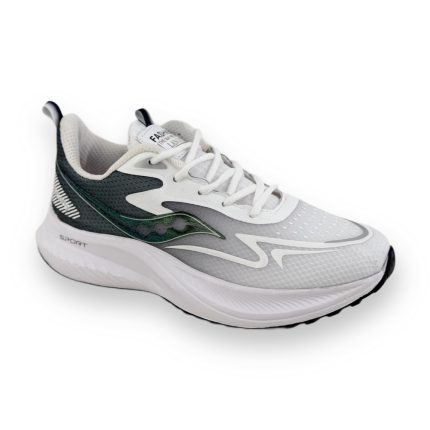 کتونی اسپرت مردانه مدل ساکونی Saucony رنگ سفید سبز کد 51207