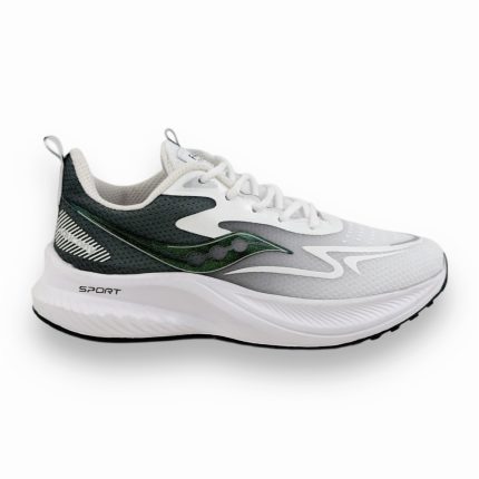 کتونی اسپرت مردانه مدل ساکونی Saucony رنگ سفید سبز کد 51207