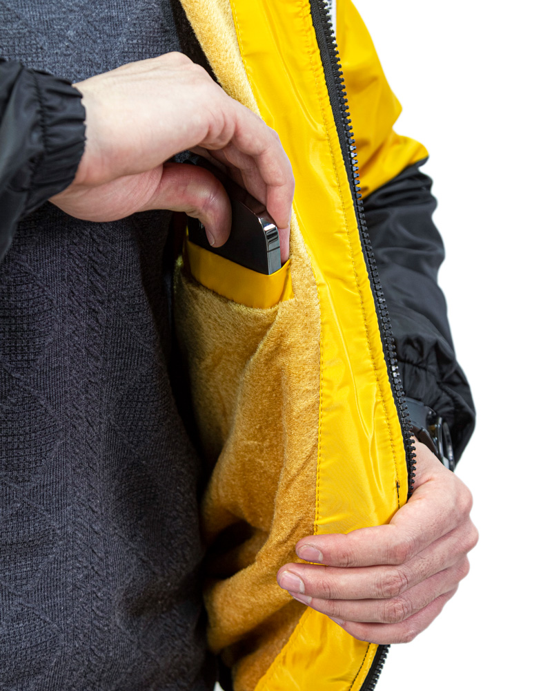 سویشرت مردانه بادگیر ضد باران فیلیپ پلین رنگ مشکی زرد کد 24554 سویشرت مردانه بادگیر ضد باران فیلیپ پلین رنگ مشکی زرد کد 24554