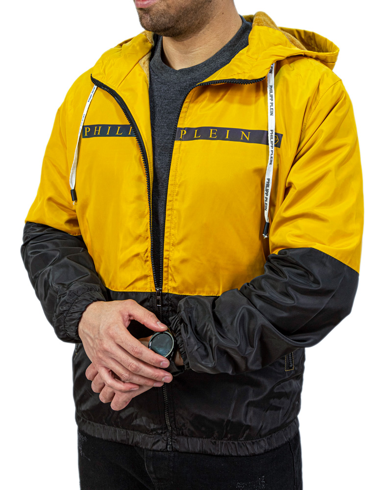 سویشرت مردانه بادگیر ضد باران فیلیپ پلین رنگ مشکی زرد کد 24554 سویشرت مردانه بادگیر ضد باران فیلیپ پلین رنگ مشکی زرد کد 24554