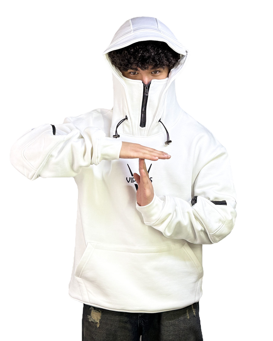 هودی اسپرت مردانه مدل نینجا رنگ سفید کد 062501 هودی اسپرت مردانه مدل نینجا رنگ سفید کد 062501