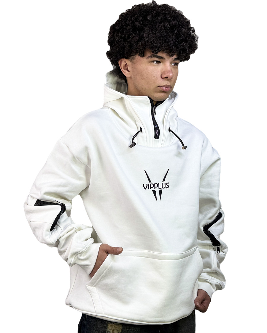 هودی اسپرت مردانه مدل نینجا رنگ سفید کد 062501 هودی اسپرت مردانه مدل نینجا رنگ سفید کد 062501