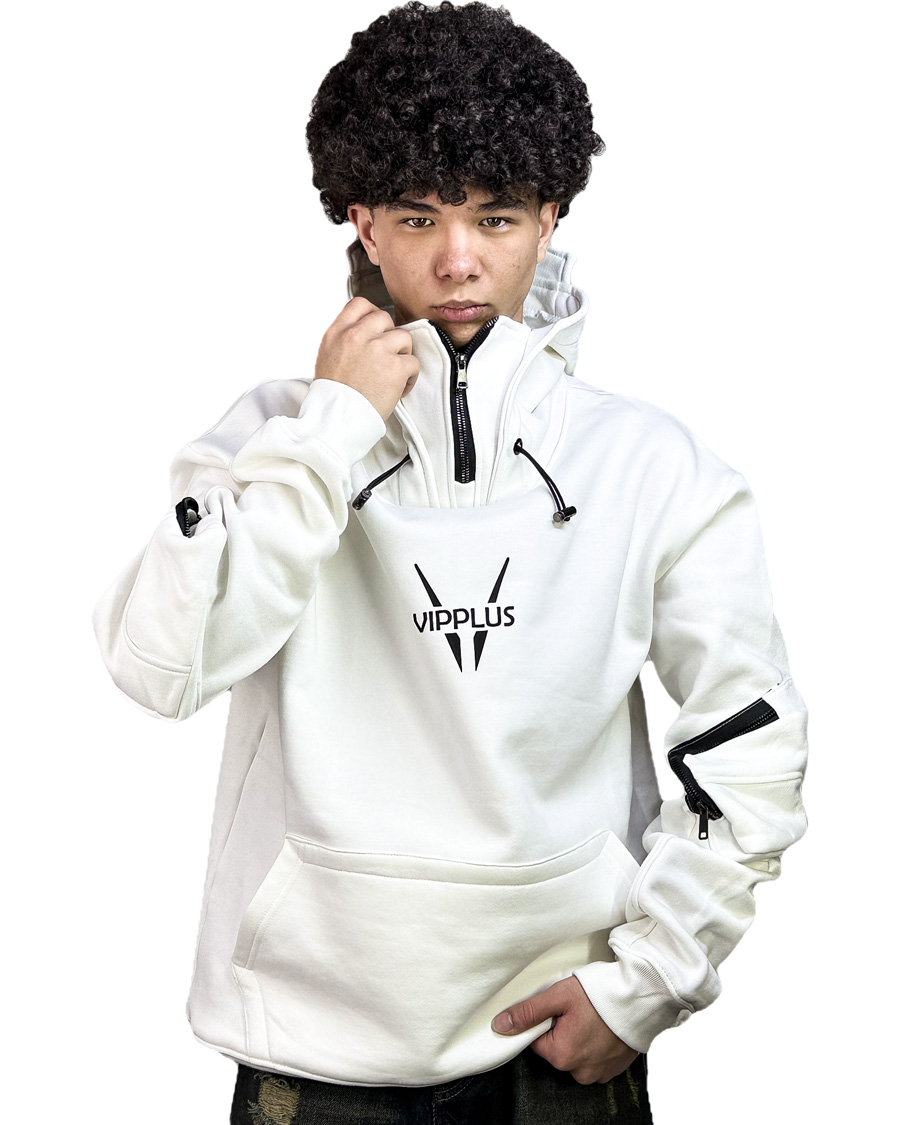 هودی اسپرت مردانه مدل نینجا رنگ سفید کد 062501 هودی اسپرت مردانه مدل نینجا رنگ سفید کد 062501