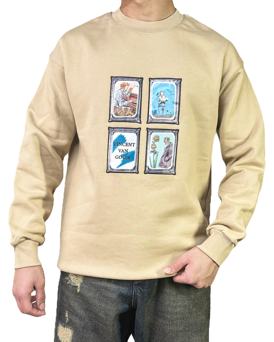 دورس مردانه رنگ کرم چاپ 051005 دورس مردانه رنگ کرم چاپ 051005