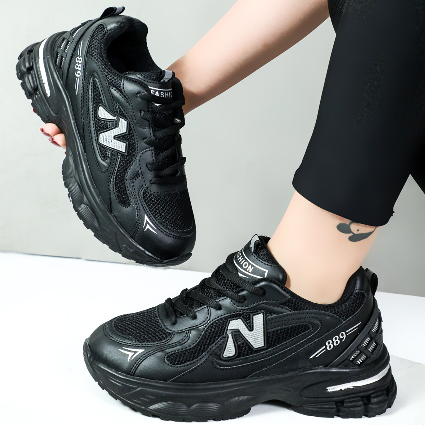 کتونی نیوبالانس اسپرت زنانه مدل 889 رنگ مشکی کد 00124 کتونی نیوبالانس اسپرت زنانه مدل 889 رنگ مشکی کد 00124