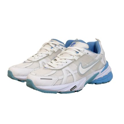 کتونی اسپرت مردانه مدل نایک v2k وی تو کی کشلون رنگ سفید آبی کد 00770