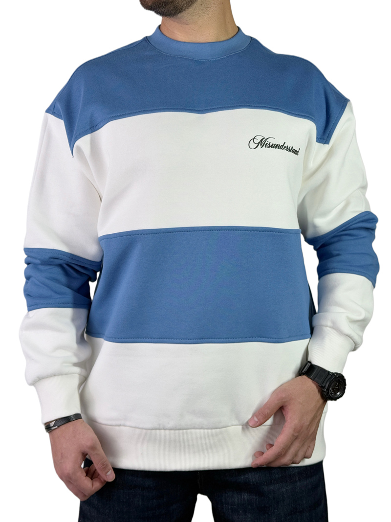 دورس مردانه مدل رینگر کانفی رنگ سفید آبی کد 0338 دورس مردانه مدل رینگر کانفی رنگ سفید آبی کد 0338