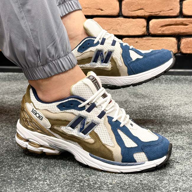 کتونی نیوبالانس مردانه مدل 1906 رنگ سفید سرمه ای کد 8903 کتونی نیوبالانس مردانه مدل 1906 رنگ سفید سرمه ای کد 8903