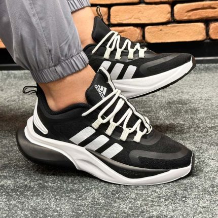 کتونی اسپرت مردانه رنگ مشکی مدل adidas آدیداس کد 8790