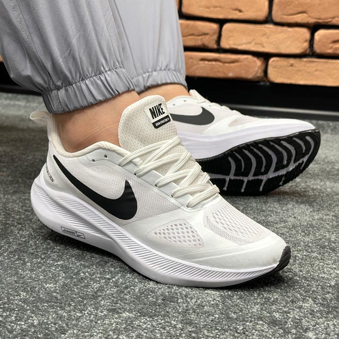 کتونی ست مردانه زنانه مدل نایک ایر زوم گاید nike air zoom guide رانینگ سفید کد 1241 کتونی ست مردانه زنانه مدل نایک ایر زوم گاید nike air zoom guide رانینگ سفید کد 1241