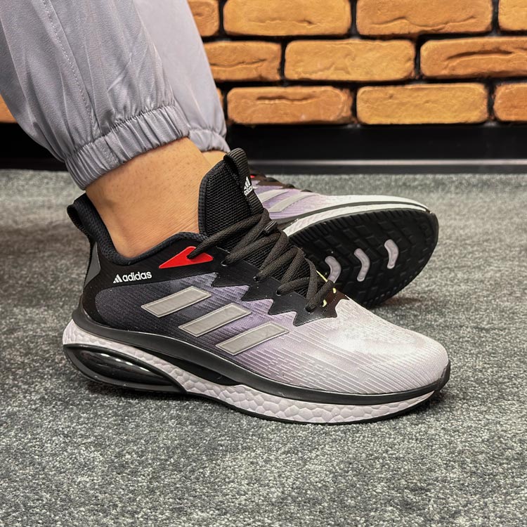کتونی اسپرت مردانه مدل آدیداس adidas رنگ سفید مشکی کد 8712 کتونی اسپرت مردانه مدل آدیداس adidas رنگ سفید مشکی کد 8712