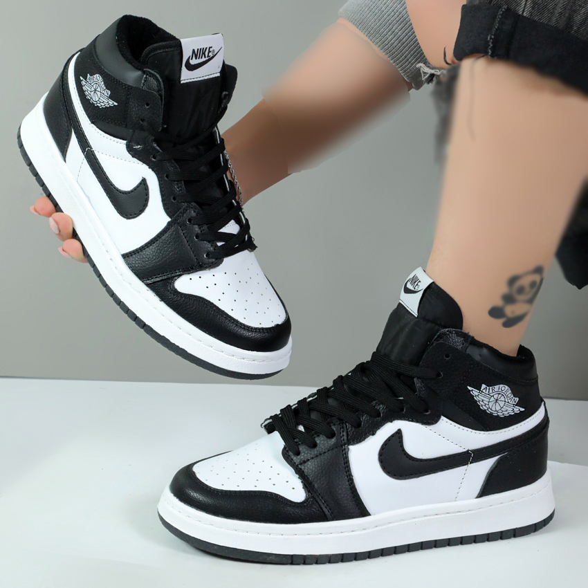 کتونی ساقدار زنانه مدل جردن ایر وان jordan air plus رنگ مشکی سفید پلاس کد 054469 کتونی ساقدار زنانه مدل جردن ایر وان jordan air plus رنگ مشکی سفید پلاس کد 054469