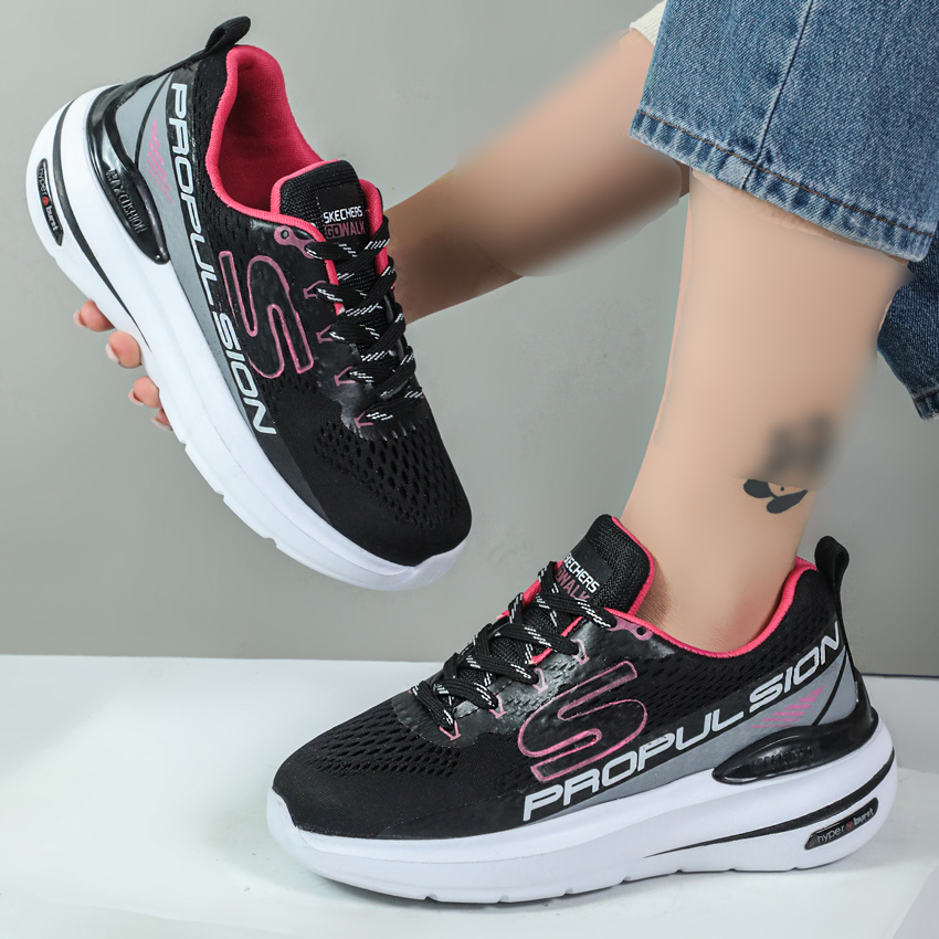 کتونی اسکیچرز زنانه اسپرت ورزشی Sketchers رنگ مشکی کد 0441120 کتونی اسکیچرز زنانه اسپرت ورزشی Sketchers رنگ مشکی کد 0441120