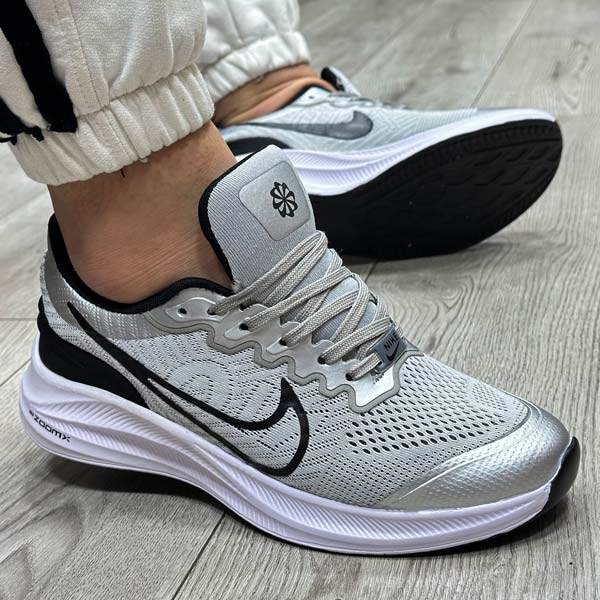 کفش و کتانی مردانه مدل نایک NIKE ZOOM رنگ طوسی کد 1395 کفش و کتانی مردانه مدل نایک NIKE ZOOM رنگ طوسی کد 1395