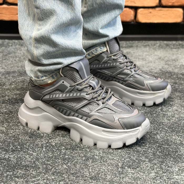 کتونی اسپرت مردانه بالنسیاگا BALENCIAGA رنگ طوسی کد 1300 کتونی اسپرت مردانه بالنسیاگا BALENCIAGA رنگ طوسی کد 1300