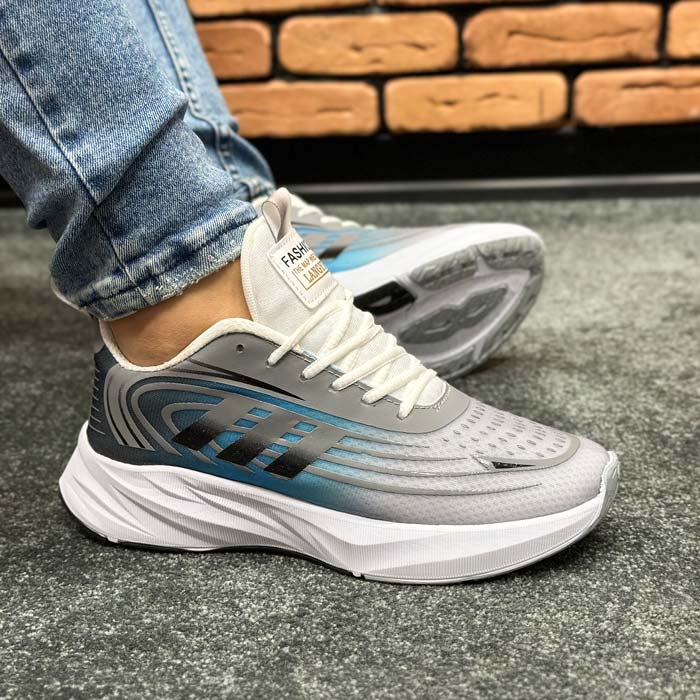 کتونی مردانه اسپرت مدل آدیداس adidas رنگ طوسی کد 6414 کتونی مردانه اسپرت مدل آدیداس adidas رنگ طوسی کد 6414