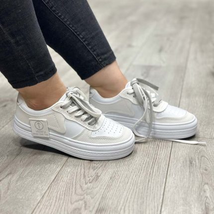ونس زنانه مشکی سفید کرم کد 8620 سایز 37 تا 41