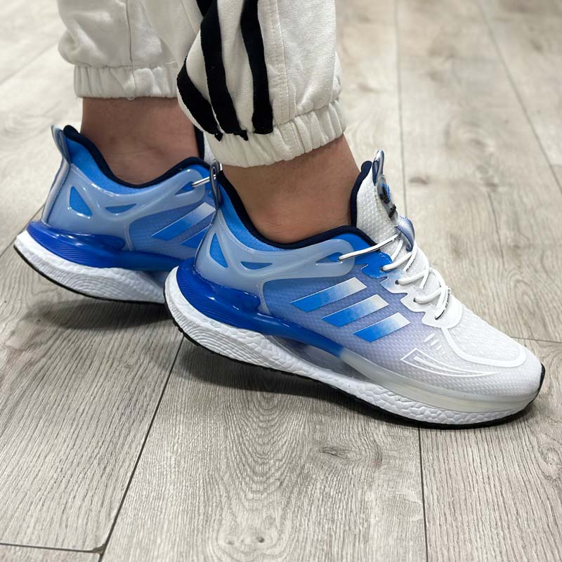 کفش و کتونی مردانه مدل ADIDAS آدیداس رنگ سفید آبی کد 57897 کفش و کتونی مردانه مدل ADIDAS آدیداس رنگ سفید آبی کد 57897