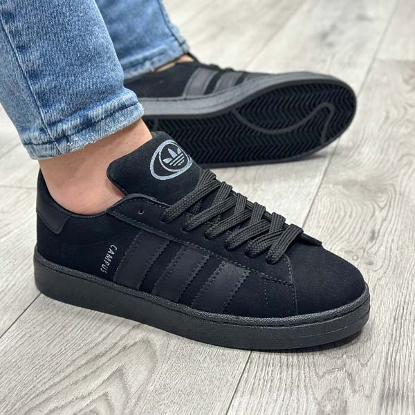 کفش و کتانی مردانه مدل ADIDAS_CAMPUS آدیداس کامپوس رنگ مشکی تمام کفش و کتانی مردانه مدل ADIDAS_CAMPUS آدیداس کامپوس رنگ مشکی تمام