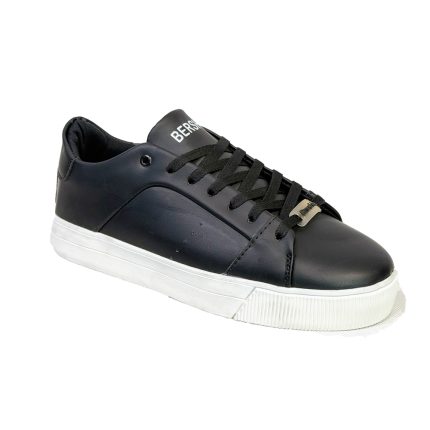کفش کتونی مردانه مدل برشکا bershka رنگ مشکی زیره سفید کد 78551