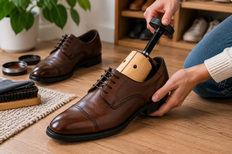 استفاده از قالب مخصوص باز کردن کفش